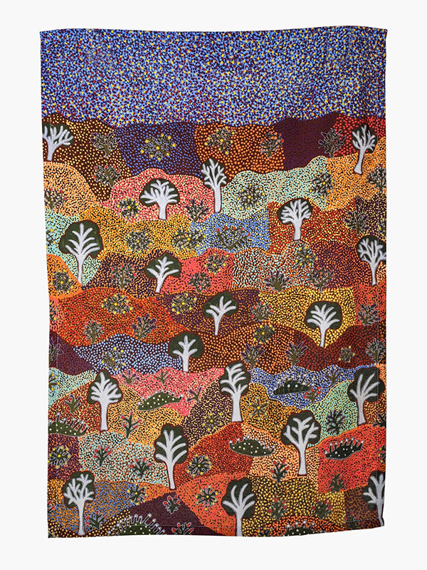 Aboriginal Bush Medicine Cotton Tea Towel - Koh Living
