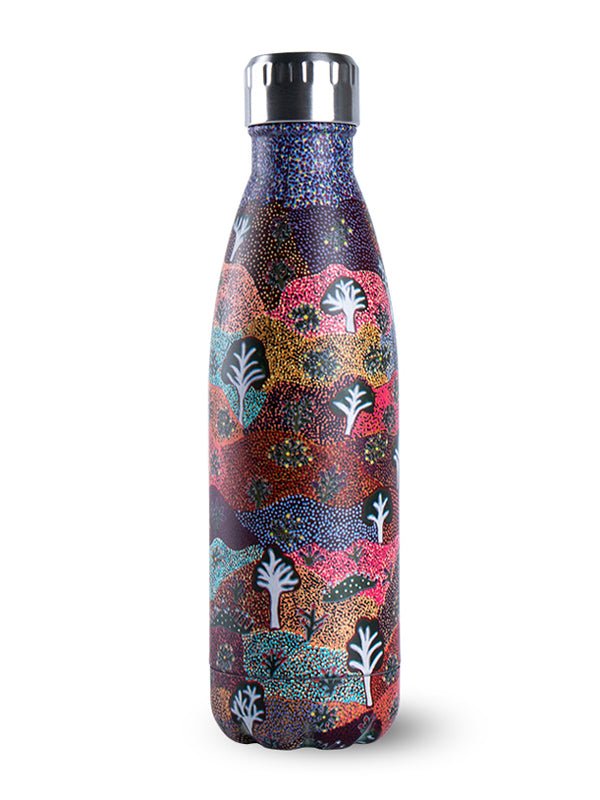 Aboriginal Bush Medicine Stainless Steel Water Bottle - Koh Living