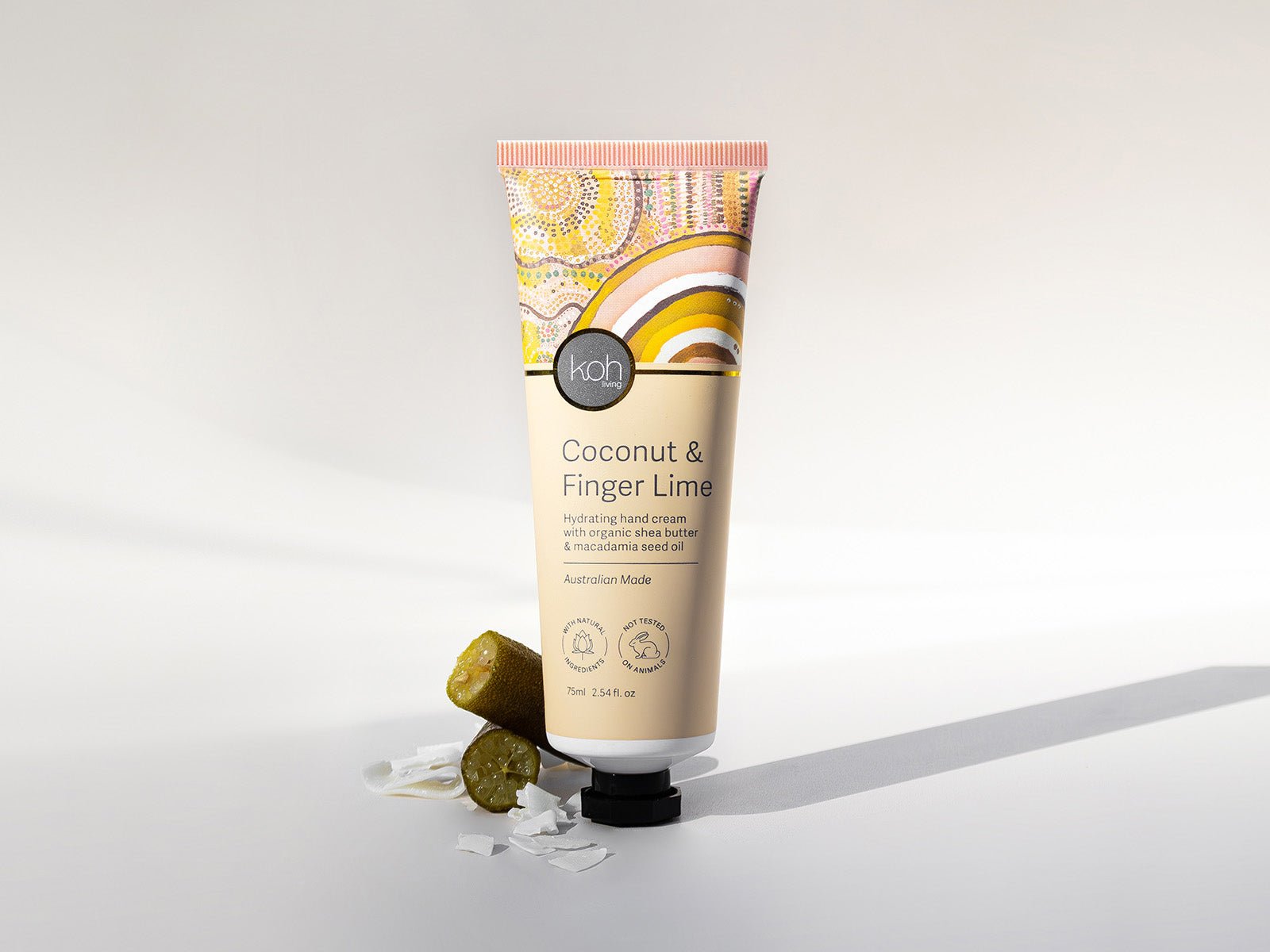 Aboriginal Coconut &amp; Finger Lime Hand Cream - Koh Living