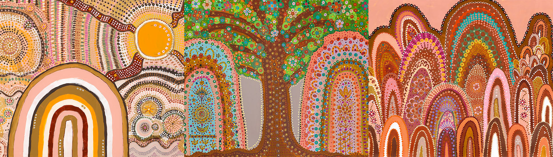 Artwork design of Aboriginal artist Jacinta Rai