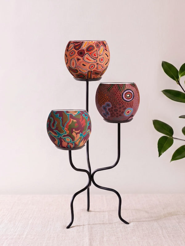 3 Tall Iron Stand 35cm