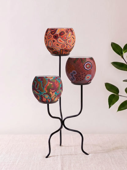 3 Tall Iron Stand 35cm
