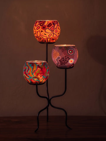 3 Tall Iron Stand 35cm