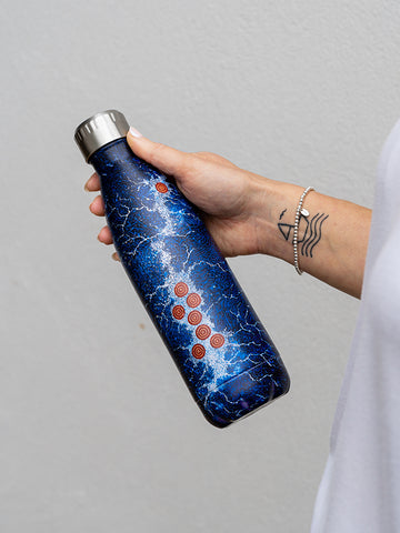 Aboriginal Seven Sisters Stainless Steel Water Bottle