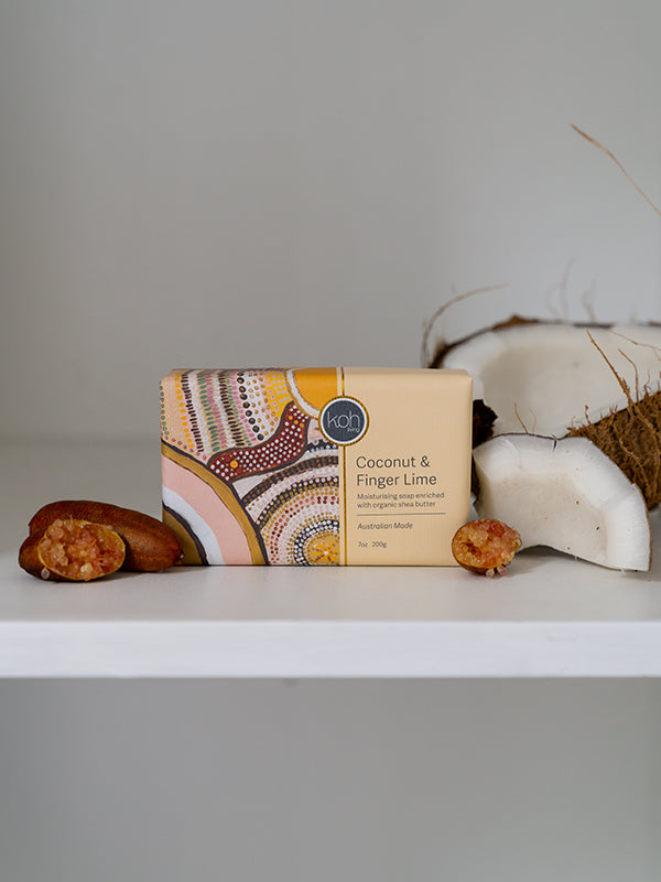 Native Colleted Soaps Aboriginal Coconut & Finger Lime Soap