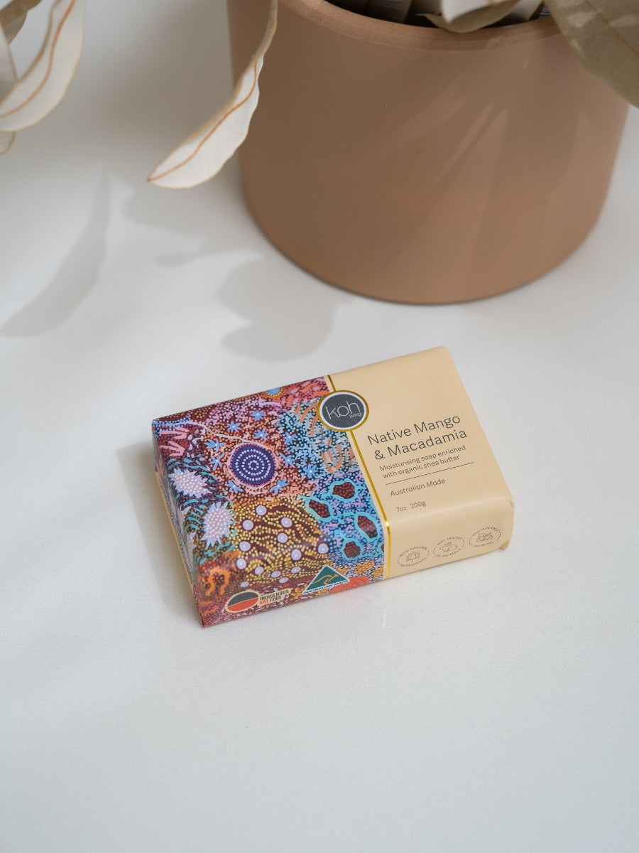 Aboriginal Scented Native Mango &amp; Macadamia Soap