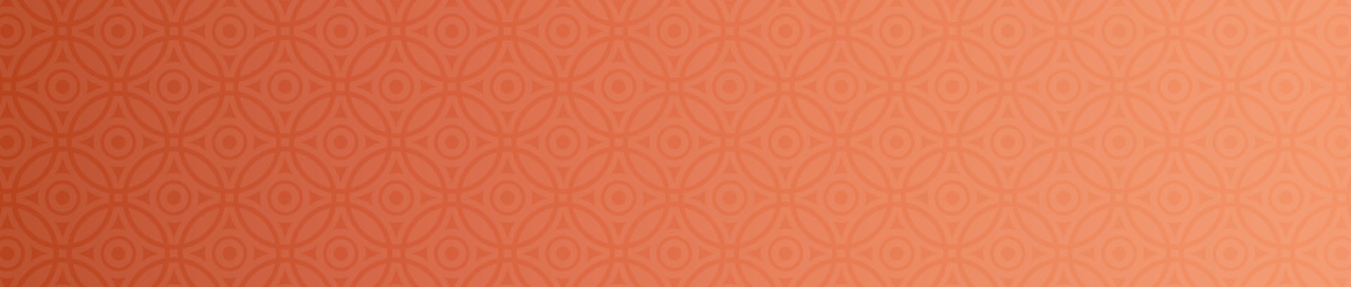 Rust coloured background with Koh Living branded pattern