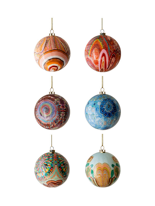 Aboriginal Beautiful Journey 6Pack Bauble Bundle