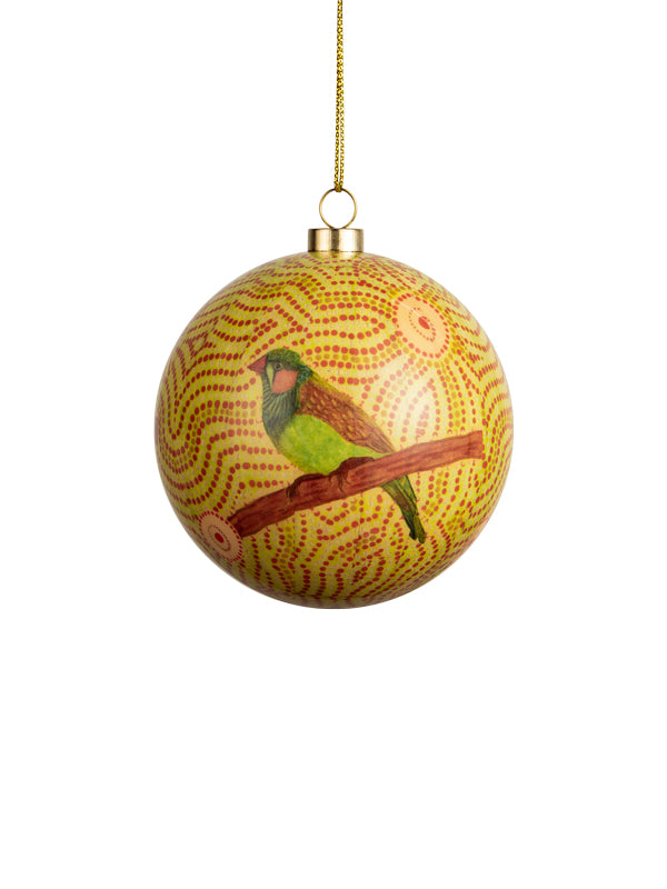 Aboriginal Finch Bauble
