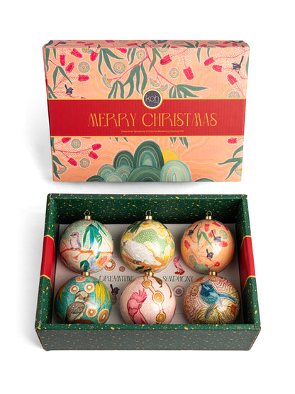Aboriginal Dreamtime Symphony 6Pack Baubles 2026