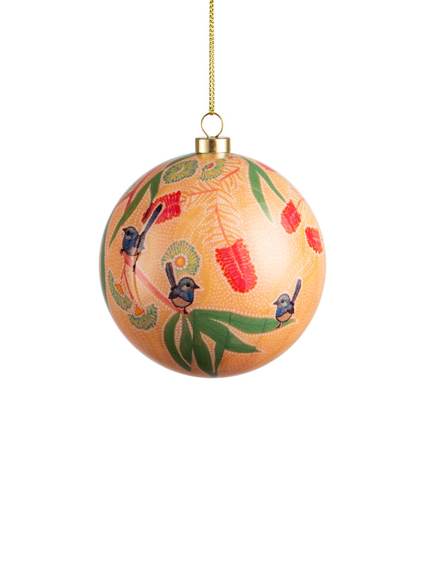 Aboriginal Whispers Through The Bottle Brush Bauble