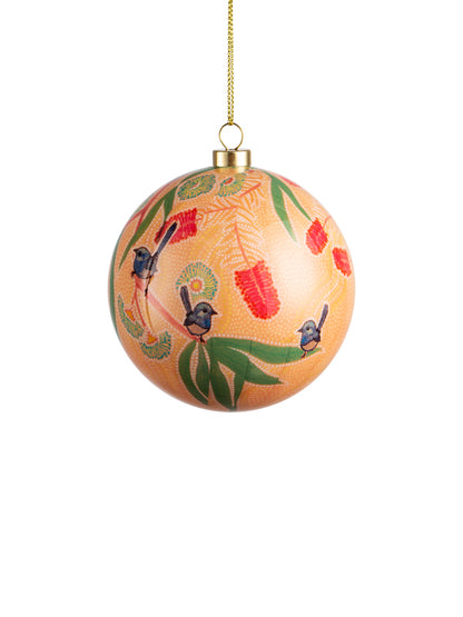 Aboriginal Whispers Through The Bottle Brush Bauble
