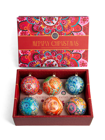 Aboriginal Beautiful Journey 6Pack Baubles 2026
