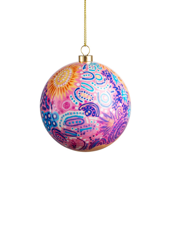 Aboriginal Sacred Country 6Pack Baubles 2026