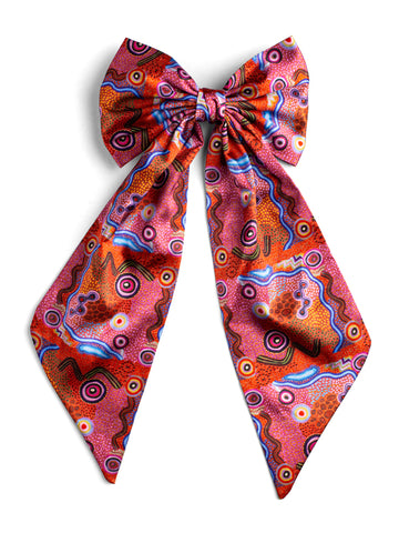 Aboriginal Our Country Bow Hair Clip