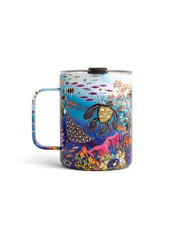 Aboriginal Utopia Insulated Stainless Steel Camp Mug