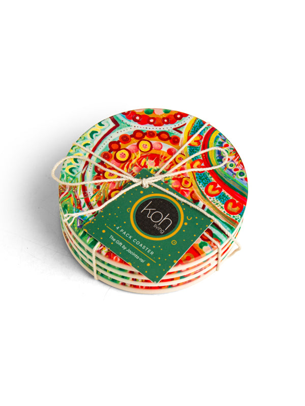 Aboriginal The Gift 4Pack Coaster