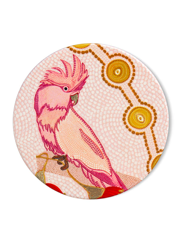 Aboriginal Spirit Being Ceramic Coaster