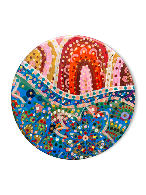 Aboriginal Creation Ceramic Coaster