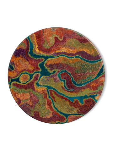 Aboriginal Pilbara Creeks Ceramic Coaster