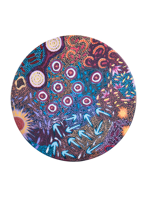 Aboriginal Women's Dreaming Ceramic Coaster