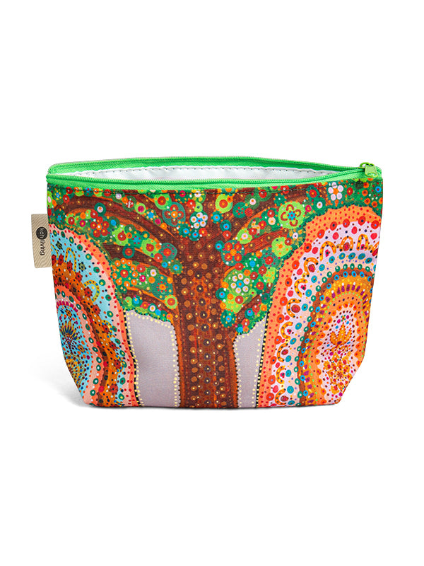 Aboriginal Tree of Life Large Cosmetic Bag