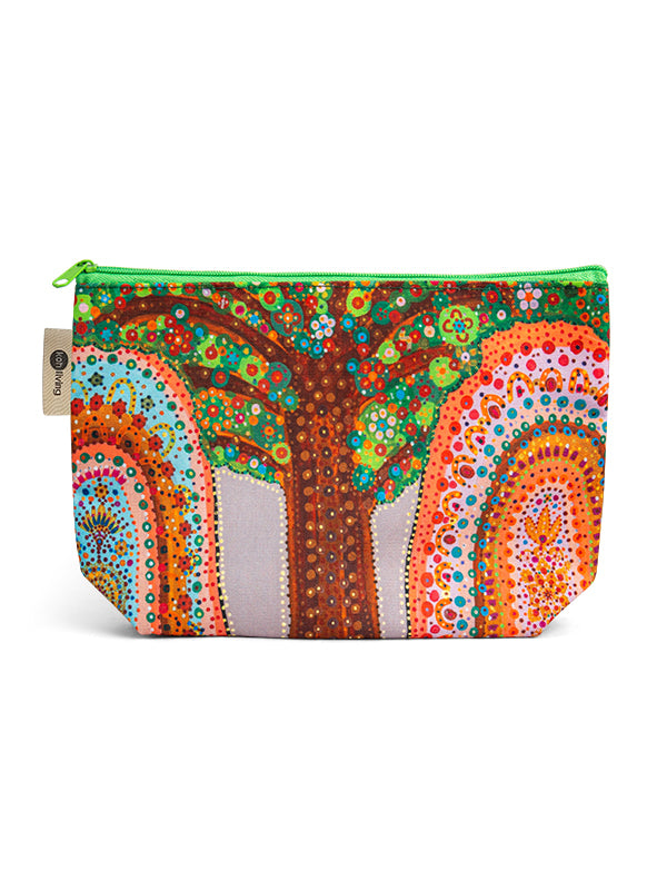 Aboriginal Tree of Life Large Cosmetic Bag