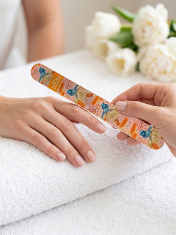 Aboriginal Blue Wren Nail File