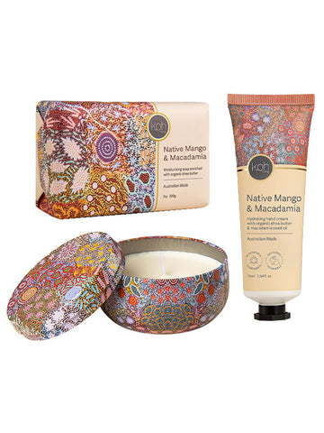 Aboriginal Native Mango &amp; Macadamia Body Gift Set