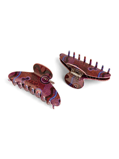 Aboriginal Our Country Hair Claw Clip