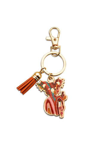 Aboriginal Home Koala Keyring
