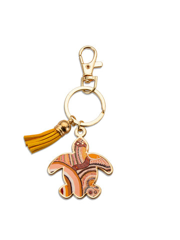 Aboriginal Journeys In The Sun Turtle Keyring