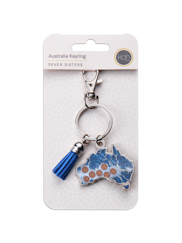 Aboriginal Seven Sisters Australia Keyring