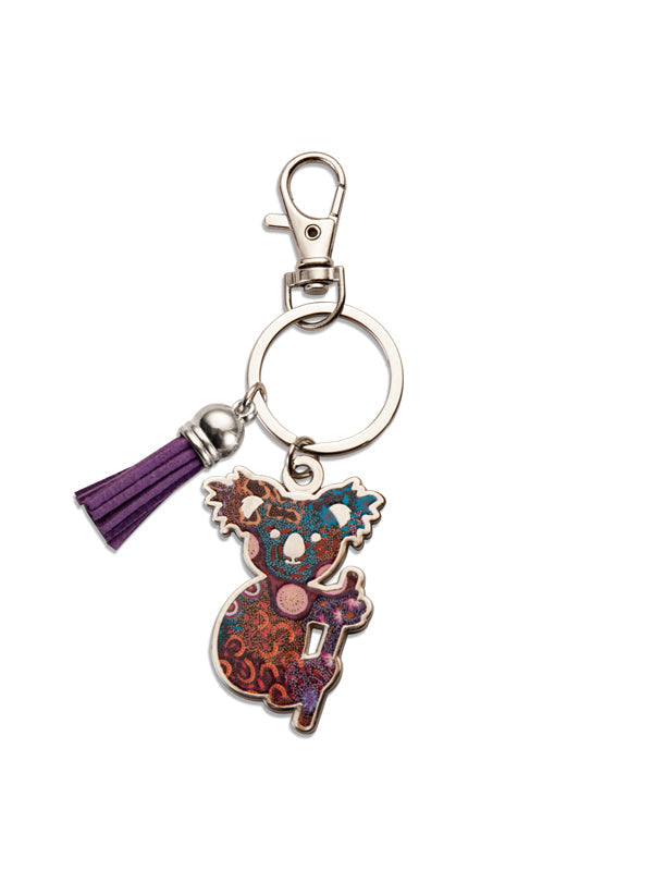 Aboriginal Women's Dreaming Koala Keyring