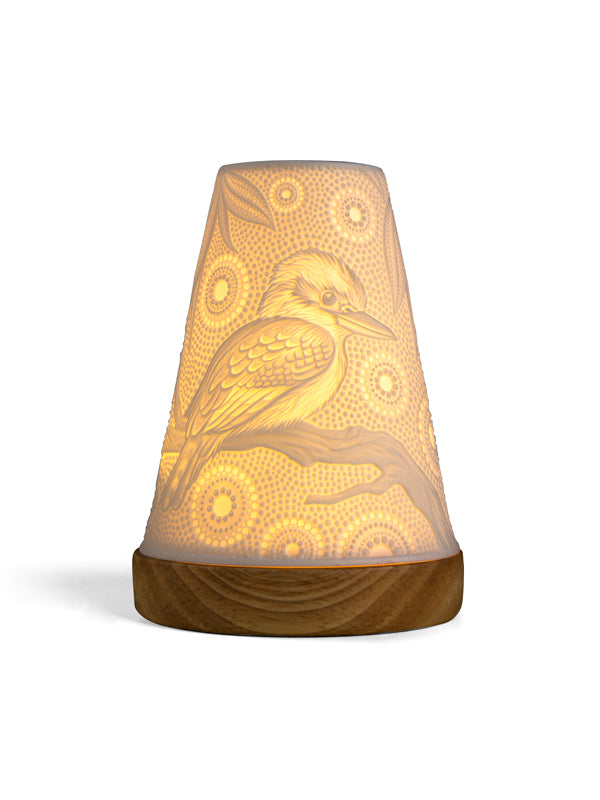 Aboriginal Kookaburra Minikin Tealight Candle Holder