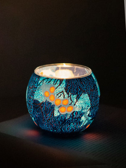 Aboriginal Seven Sisters Tealight Candle Holder