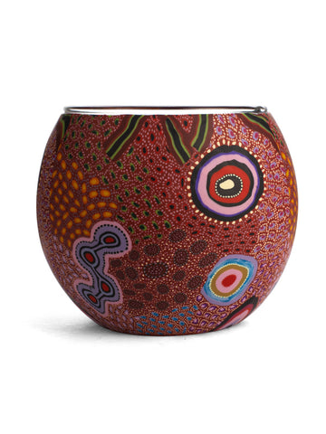 Aboriginal Our Country Tealight Candle Holder