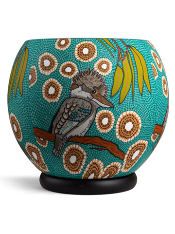 Aboriginal Kookaburra 30cm Lamp