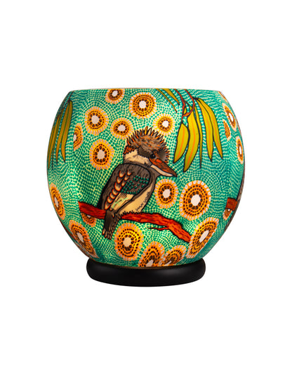 Aboriginal Kookaburra 30cm Lamp