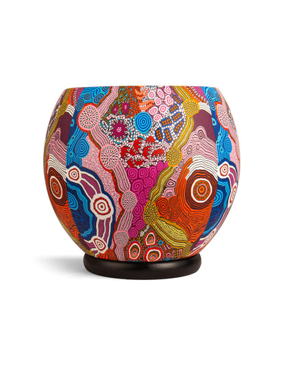 Aboriginal Waterhole Dreaming 30cm Lamp