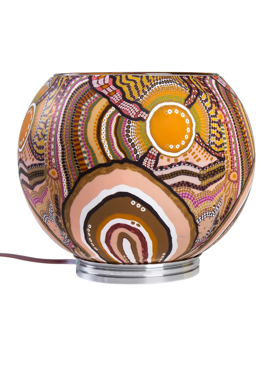 Aboriginal Journeys In The Sun Illuminating Candle Lamp Set