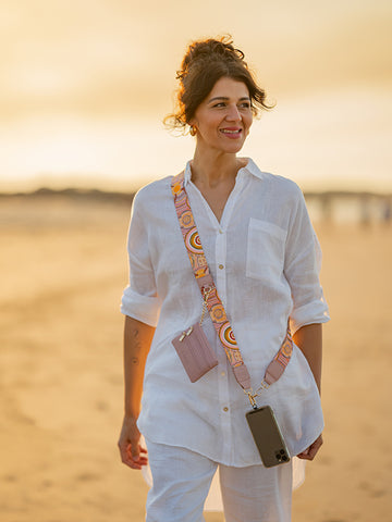 Aboriginal Journeys in the Sun Mobile Phone Lanyard Strap