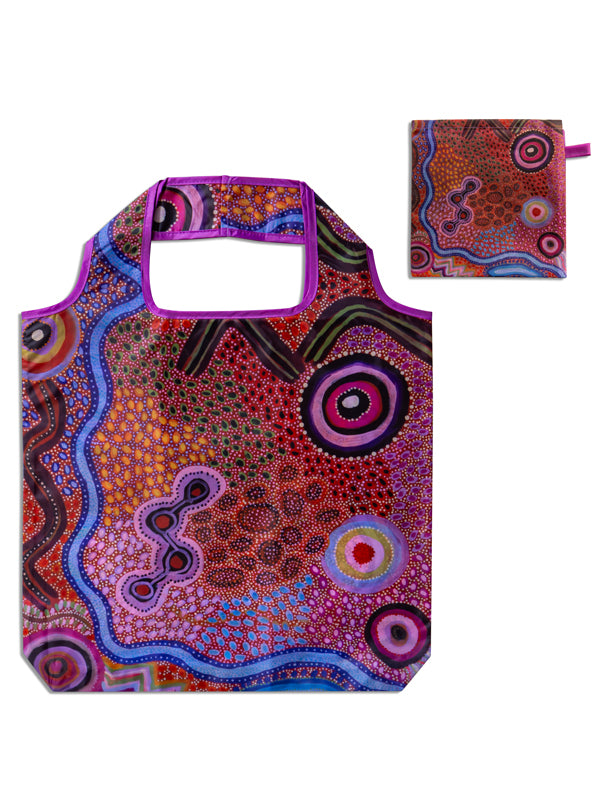 Aboriginal Our Country Recycled Plastic Bottle Bag 45cm