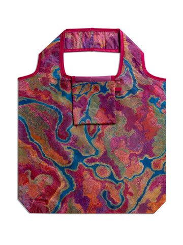 Aboriginal Pilbara Creeks Recycled Plastic Bottle Bag 45cm