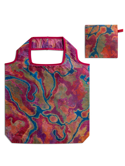 Aboriginal Pilbara Creeks Recycled Plastic Bottle Bag 45cm