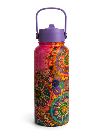Aboriginal Each of Us 1L Stainless Steel Water Bottle