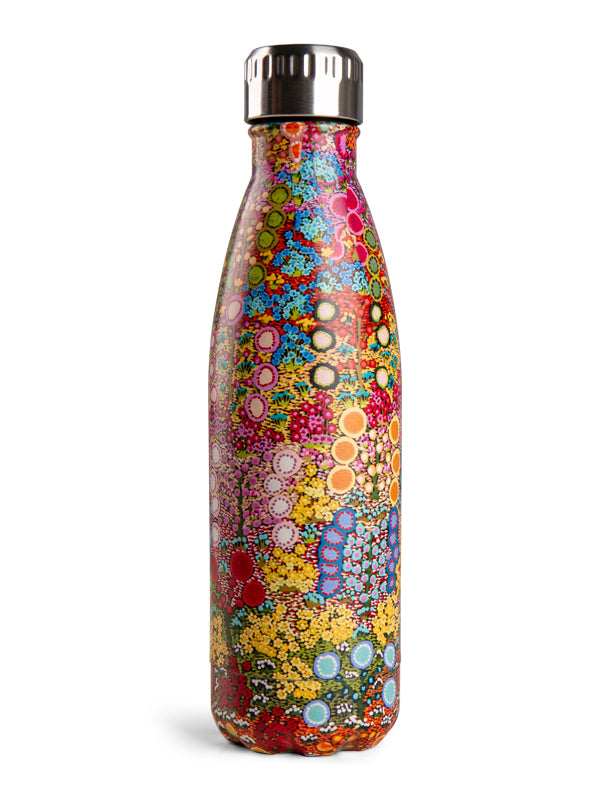 Aboriginal Wild Flowers Stainless Steel Water Bottle