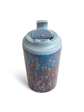 Aboriginal Morning Mist 340ml Stainless Steel Travel Mug