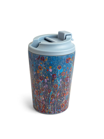 Aboriginal Morning Mist 340ml Stainless Steel Travel Mug