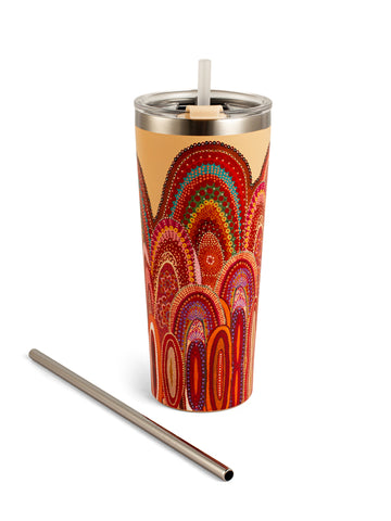 Aboriginal Home 680ml Stainless Steel Tumbler